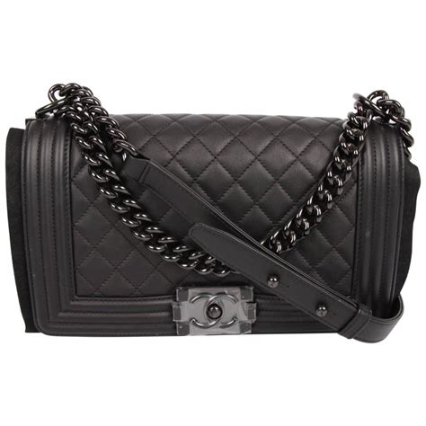 chanel boy so black chevron|chanel boy original.